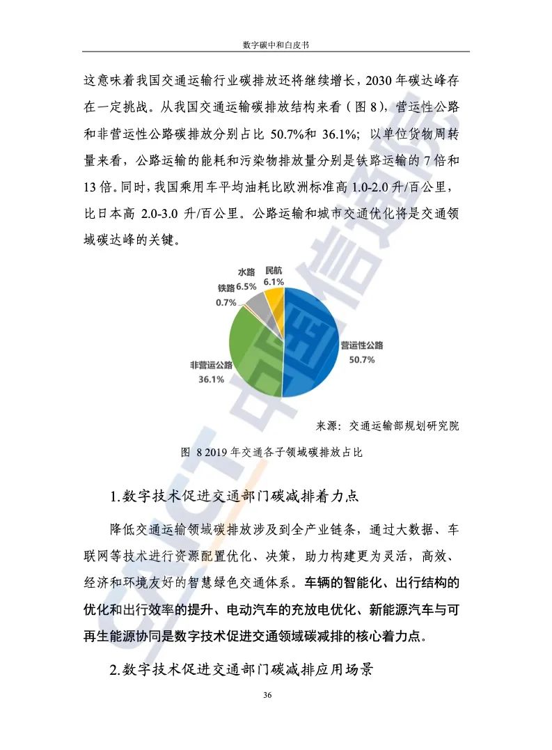 中国信通院：2021年数字碳中和白皮书