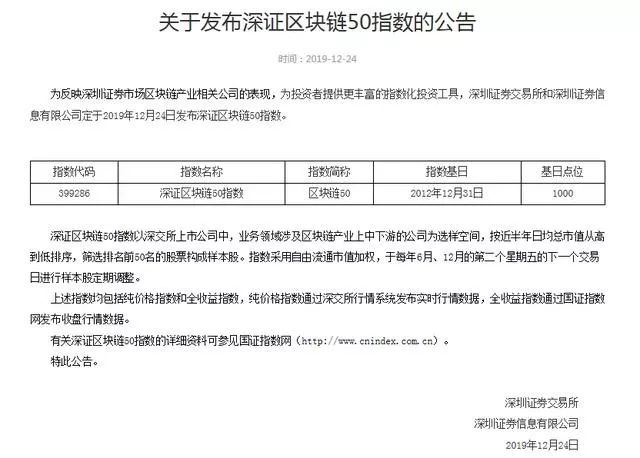 深证区块链50指数发布 GA黄金甲软件入选样本股